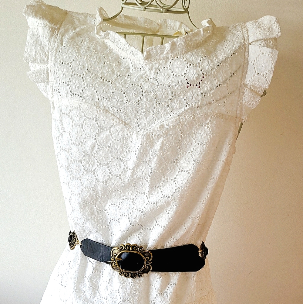 New Lovely Casual Eyelet dress